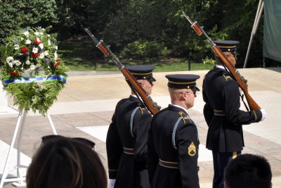 Changing of the guards at Arlington National Cementery