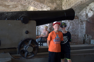 cannon in Fort Sumter