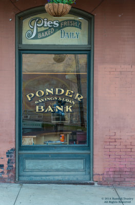 Ponder Savings & Loan Bank-Pies Baked Fresh Daily