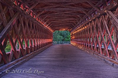 Gettysburg Wooden Bridge Inside.