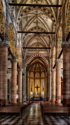 Inside Basilica di San Zeno 1.