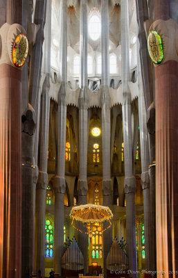 Inside the Sagrada Famlia 