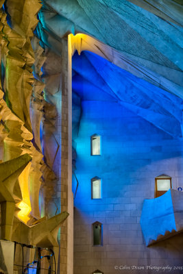 Sagrada Famlia its magical light the cool (Water) side