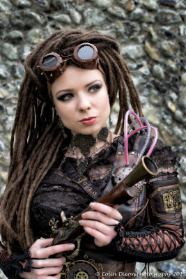 Steampunk and her gun