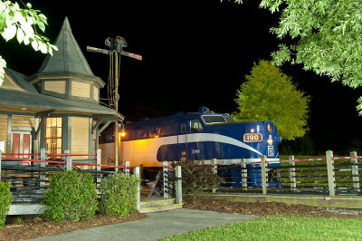 Night shot down by the station.