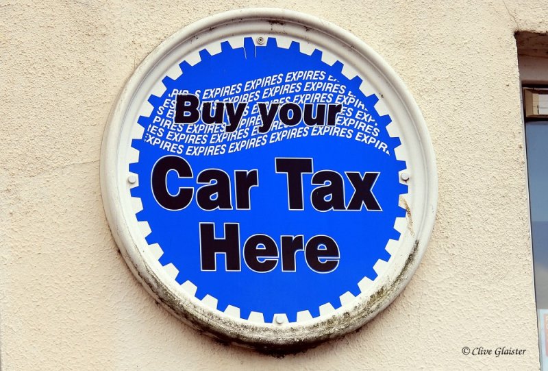 CAR TAX DISC - R.I.P.