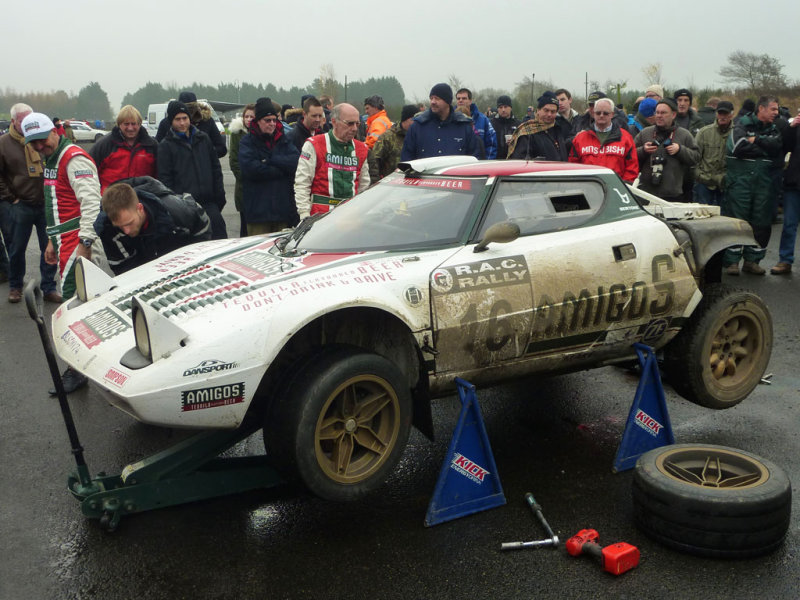 Lancia Stratos - RAC Rally  2014 at Croft