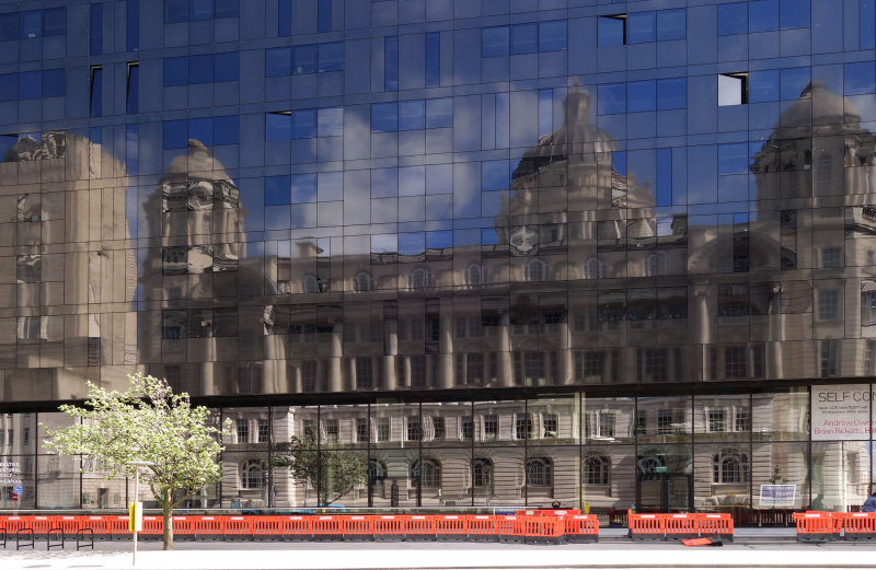 Reflection of the Port of Liverpool Building