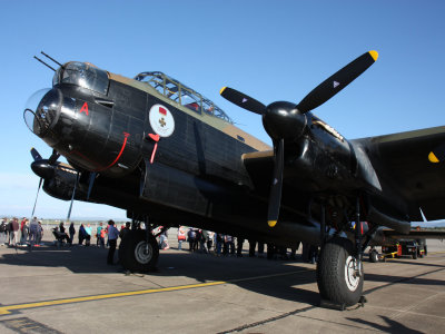 Lancaster Bomber at Durham Tees Valley Airport