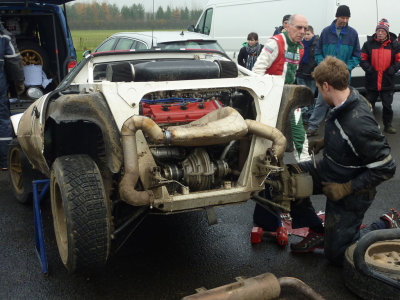Lancia Stratos - RAC Rally  2014 at Croft