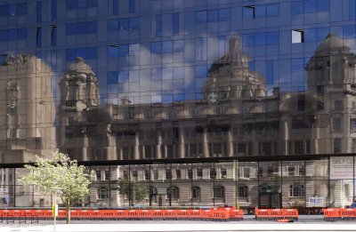 Reflection of the Port of Liverpool Building