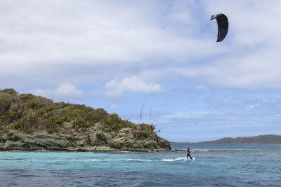 Kite surfer, Tobago Cays