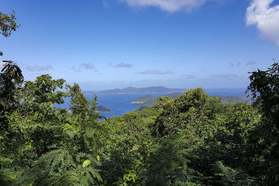 A view of the islands from St John