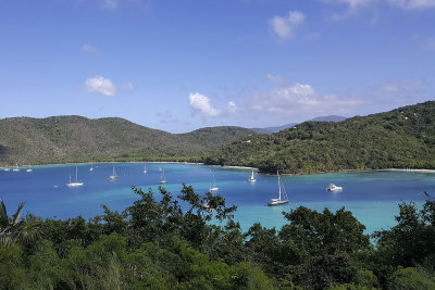 Bay view on St John