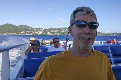 Ferry ride back to St Thomas from St John