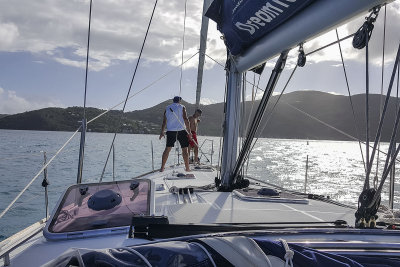 One of many mooring adventures