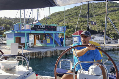 Leaving Leverick Bay after taking on water and ice