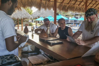 Cocktail hour Anegada Beach Club