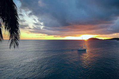 Sunset view from the Marriott