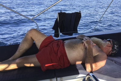 Hey it wears you out carrying that beard around