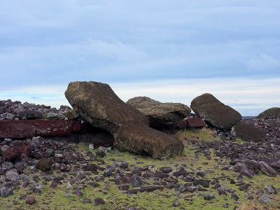 Easter Island - Toppled Moai