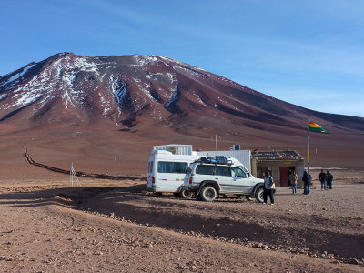 Border crossing between Chile and Bolivia