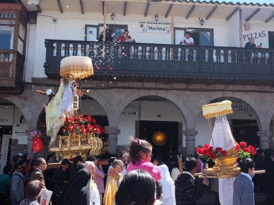 Cusco - Virgen del Carmen procession