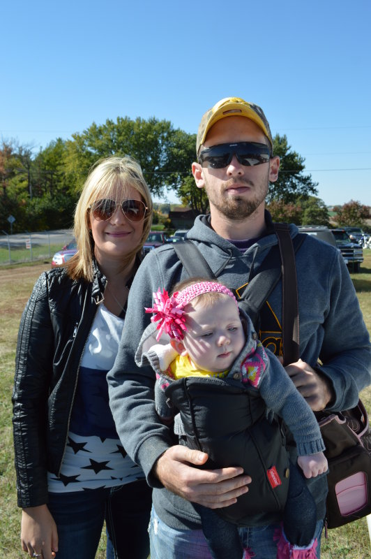 Rachael (middle daughter) Tony (fiance) and Zoey