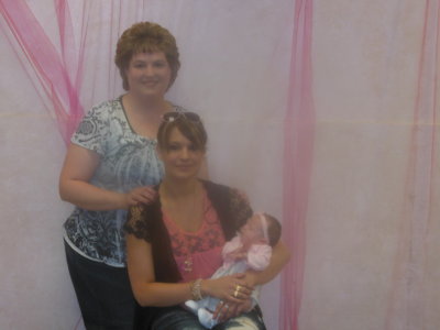 Me, Rachael, Zoey at the Mother Daughter banquet in June