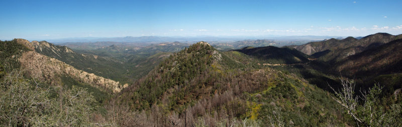 Panorama - View east from Emory Pass