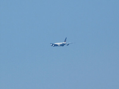 Air France A380 heading to Dulles