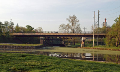 Route 11 and railroad lift bridge