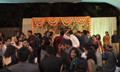 Arrival at the stage