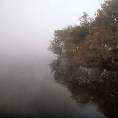 Oct 26 - A foggy morning at Riley's Lock
