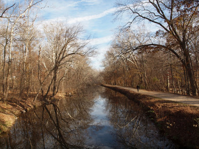 Reflections from the bridge at Anglers Inn