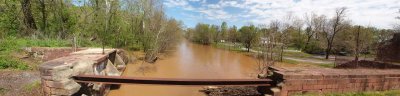 Panorama - Seneca creek from the Seneca aqueduct