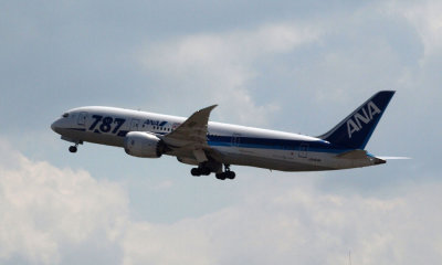 787 on its way to Tokyo from FRA