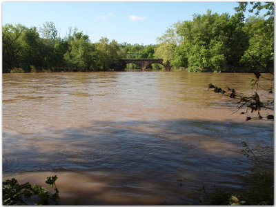 The swollen Potomac