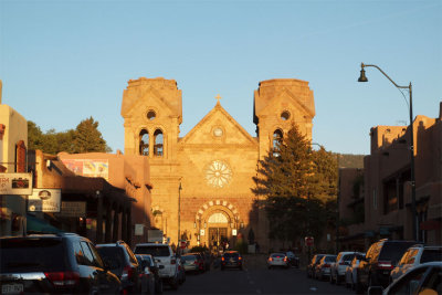 Basilica at the end of the street