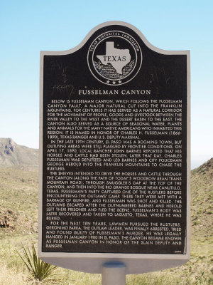 Story of Fusselman canyon