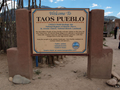 The Taos Pueblo (A living pueblo)