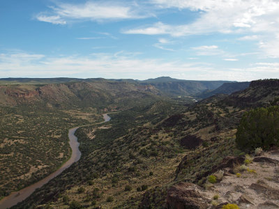The Rio Grande from the overlook point