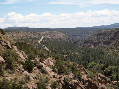 View from high up the cliff