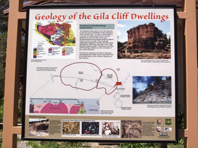 Geology of the Gila Cliff dwellings