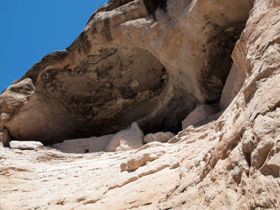 Roof of the last big cave dwelling at Gila