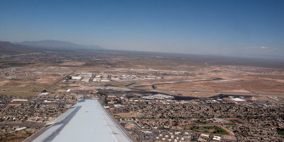 Departure from El Paso airport