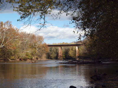 Nov 7th - Railroad bridge across the Monocacy river