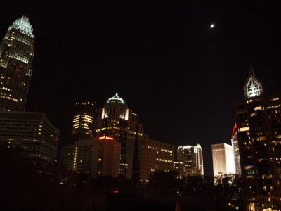 Downtown (Uptown?) Charlotte skyline at night