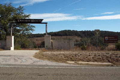 Entrance to Doeskin Ranch in Balcones Canyonlands Wildlife Refuge