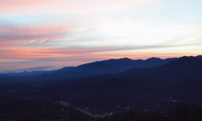 Colors changing in the skyline